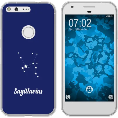 Produktbild von PhoneNatic Case kompatibel mit Google Pixel Silikon-Hülle SternzeichenSagittarius M5