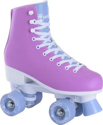 Obrázok produktu pre MADIVO PASTEL dámske klasické kolieskové korčule inline korčule retro quad - VIOLET/PINK veľkosť 40