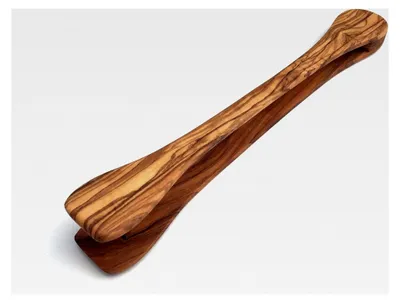 Produktbild von Grillzange 26 cm aus Olivenholz, handgefertigt