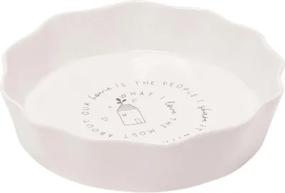 Obrázek produktu pro Moments kulatý podnos s vroubkovaným okrajem WD1562 (jedna velikost) (Off white)