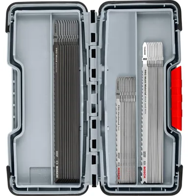 Immagine prodotto di BOSCH 2607011946 BOSCH PRO Wood and Metal Stichsägeblätter-Set 30 tlg.