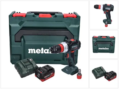 Zdjęcie produktu dla Metabo BS 18 LT BL Q akumulatorowa wiertarko-wkrętarka 18 V 75 Nm bezszczotkowa + 1x akumulator 10,0 Ah + ładowarka + metaBOX
