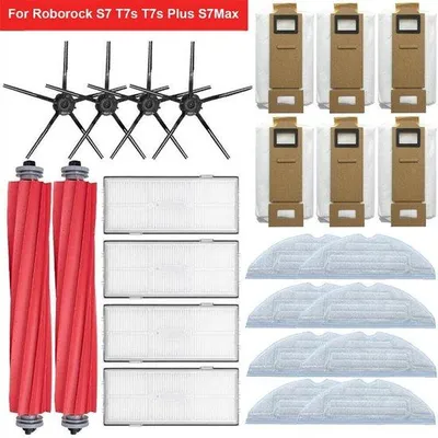 Produktbild von Filter für Ziernasenstäube, kompatibel mit Roborock S7, S7+, T7S Plus Staubsaugern