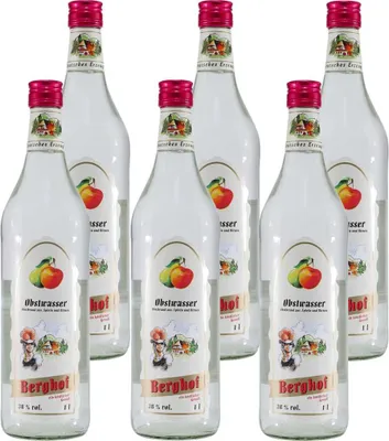 Produktbild von Berghof Obstwasser (6 x 1,0L)