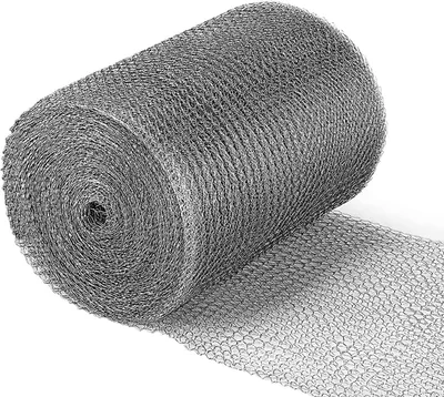 Imagen del producto de Rollo de malla metálica de acero inoxidable, de 9 metros de largo y 12,7 centímetros de ancho, para protección contra insectos
