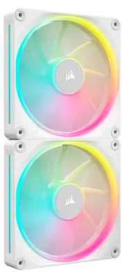 Image de CORSAIR Lüfter 140*140*25 LX140 RGB iCUE Link White Dual