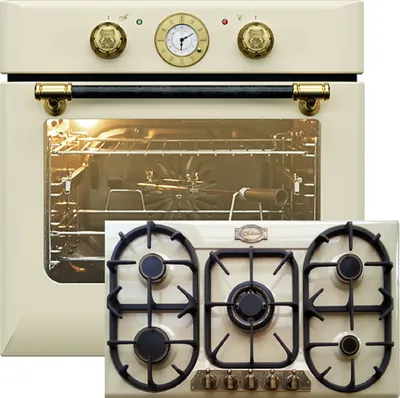 Produktbild von Herd Set Kaiser EH 6432 ElfBE ECO Elektro Einbaubackofen + KG 9325 ElfEm Gaskochfeld