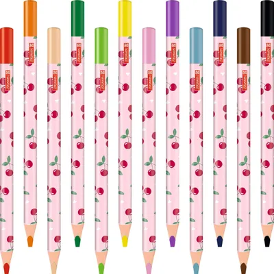 Produktbild von Jumbo Buntstifte 12er Pckg. Fruity Love