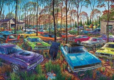 Immagine prodotto di Puzzle Art Puzzle Auto Graveyard - 1000 pezzi: il divertimento dei puzzle