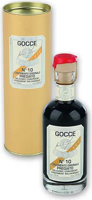Produktbild von Condimento Balsamico 'Pregiato 10 travasi' 250 ml. - Gocce/Acetaia Leonardi/