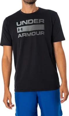 Produktbild von Under Armour T-Shirt mit „Team Issue“-Schriftzug, Schwarz XXL