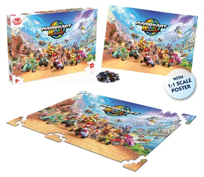Produktbild von Puzzle – GEWINNZÜGE – Mario Kart World – 1000 Teile – Ab 8 Jahren