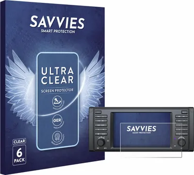 Produktbild von 6x Für Eonon E39A12S Schutzfolie Savvies Displayschutz Display Schutz Folie Klar Transparent