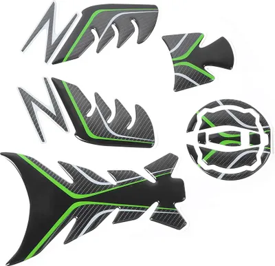 Zdjęcie produktu dla Naklejka na zbiornik oleju 3D Pad Protector Trim Fish Bone pasuje do Kawasaki Ninja Z900