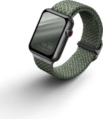 Produktbild von Uniq, Geflochtenes Armband fr Apple Watch 44-42mm Aspen, Grn