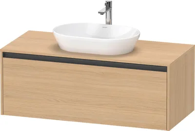 Produktbild von Duravit Ketho.2 Wastafelonderkast 120x55x45,9 cm Mat Natuur Eiken