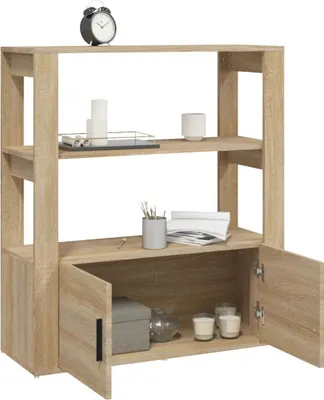 Zdjęcie produktu dla vidaXL Kredens dąb sonoma 80x30x90 cm materiał drewnopochodny