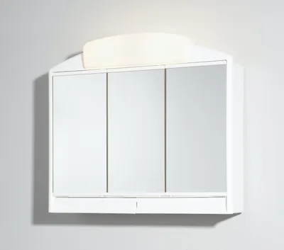 Produktbild von Jokey Spiegelschrank Rano 3-türig weiß 59x51x16cm
