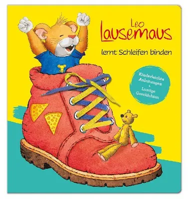 Produktbild von Leo Lausemaus lernt Schleifen binden - Kinderleichte Anleitungen Lustige Geschichten