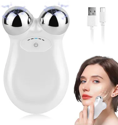 Produktbild von Mikrostrom Gesichtslifter – 5 Modi zur Hautstraffung & V-Formung, Anti-Aging Gerät für Gesicht, Hals, Arme & Beine, tragbar & einfach
