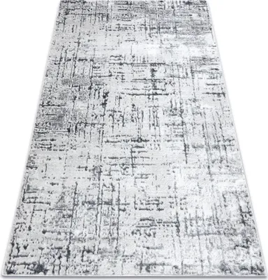 Immagine prodotto di Tappeto MEFE moderno  8722 Linee vintage - Structural due livelli di pile grigio / bianca grigio 240x330 cm