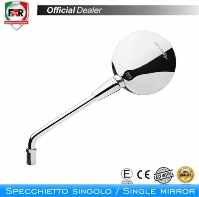 Immagine prodotto di Specchietto manubrio omologato FAR 7828 destro cromo