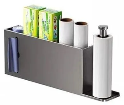 Produktbild von Selbstklebende Küchen- und Badezimmer-Organizer-Boxen mit Wandbefestigung für die Küche - 30cm - Küchenrechenhilfe- und -Sortierbox