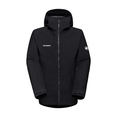 Schwarze Hardshelljacke mit Kapuze von Mammut; Modell Crater IV HS; für Herren.