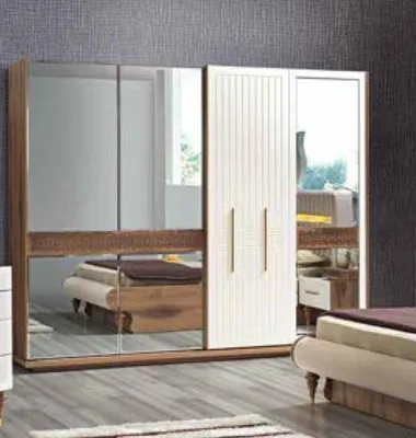 Produktbild von Kleiderschrank Schrank Luxus Holz Schränke Möbel Design Luxus Neu Schlafzimmer