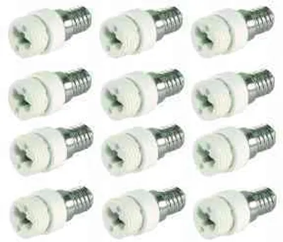Produktbild von 2333 Adapter von E-14 auf Sockel G-9 Porzellan 12-er Pack