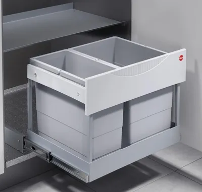 Produktbild von Hailo Abfallsammler 3644801 TR Swing m Raumspar-Tandem-S-plus 18 + 12 Liter