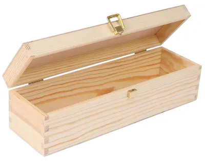 Productafbeelding van Creative Deco Wijn Houten Kist Gewoon, 36 x 11 x 9,8 cm