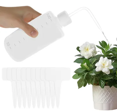3er-Set Quetschflaschen 500 ml, PE, weiß, für Labor & Pflanzen