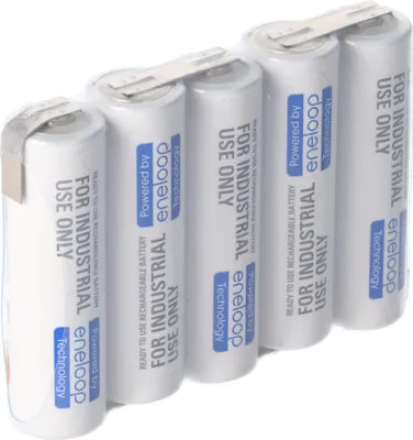Produktbild von Panasonic eneloop Standard 6V AkkuPack F1x5 5/BK-3MCCE mit Lötfahne