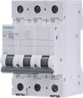 Produktbild von Siemens Automat B 25A 5SL43256 400V 10KA 3p