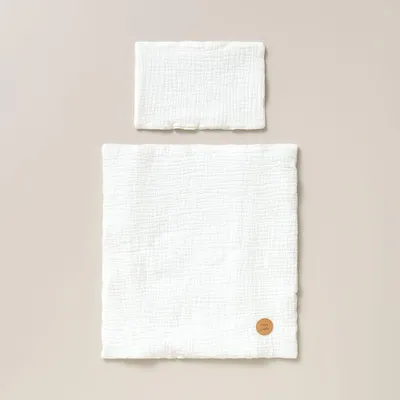 Produktbild von Petite Amélie Puppenbettwäsche H3 cm - Weiß