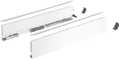 Image de Profilé latéral de tiroir AvanTech YOU, H101mm x L500mm, blanc, gauche et droite - HETTICH - 9353388