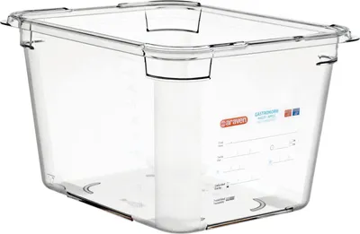 Image de Récipients GN 1/2 ARAVEN, Polycarbonate, Profondeur : 200 mm, Contenu : 11,35 L