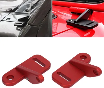 Produktbild von 2PCS A-Säulen-Montagehalterung Arbeitslichtleistenhalter Ersatz für Wrangler JL 2018-2020Rot
