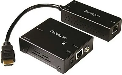Obrázek produktu pro StarTech.com ST121HDBTDK, 4096 x 2160 px, AV vysílač a přijímač, 70 m, Kabel, Černá
