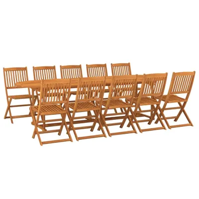 Obrázek produktu pro vidaXL 11dílný zahradní jídelní set 280x90x75 cm z masivního dřeva akácie