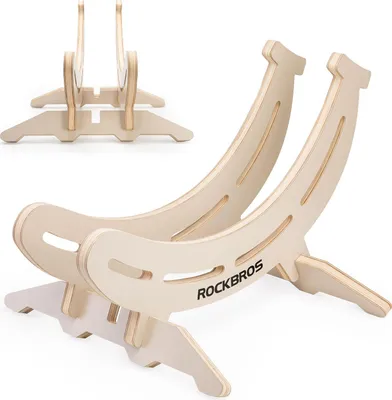 Image de ROCKBROS Support de vélo sol Support pour tous les pneus de vélo de 26-80mm de large pour VTT et vélos de course