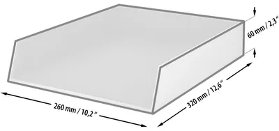 Zdjęcie produktu dla Rössler S.O.H.O., Zielony, A4, 260 mm, 320 mm, 60 mm, 1 szt.