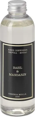 Produktbild von Cereria Molla 1899 Reed Diffuser Refill 200ml Basil & Mandarin