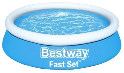 Produktbild von Bestway® Fast Set™ Aufstellpool ohne Pumpe Ø 183 x 51 cm, blau, rund