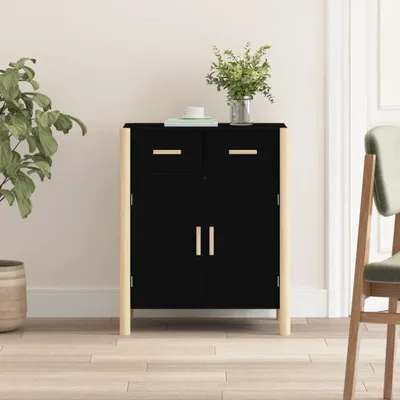 Obrázek produktu pro vidaXL Příborník černý 62x38x75 cm Materiál dřeva