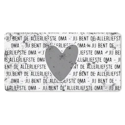 Produktbild von MuchoWow® Mauspad Mousepad Liebe Oma - Muttertag - Retro - Geschenk - schwarz-weiß 60x30 cm - Mousepads - Maus Mat - Pad - Mausunterlage - Nachhaltig
