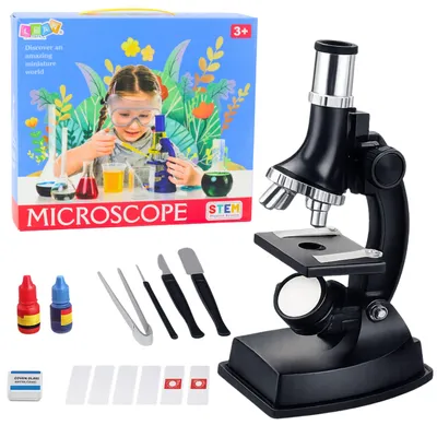 Productafbeelding van Educatieve microscoop voor kinderen Accessoires Vergroting 300x
