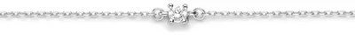 Produktbild von New Bling Zilveren Armband 9NB-0395 16,5 + 3 CM -Zirkonia - ankerschakel - Zilverkleurig