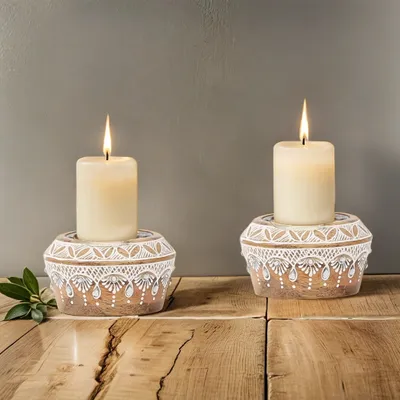 Imagen del producto de Soporte para velas pequeñas estilo bohemio, marca Anasuya